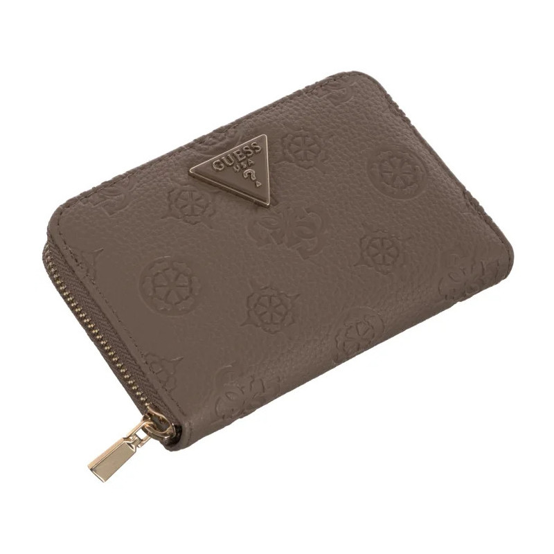 Guess Cresidia II Slg Medium Zip Around SWPD98 88140 Dark Taupe Logo (GU786-a) rankinė