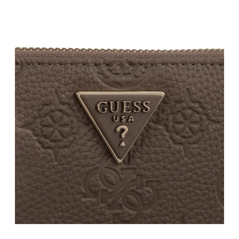 Guess Cresidia II Slg Medium Zip Around SWPD98 88140 Dark Taupe Logo (GU786-a) rankinė