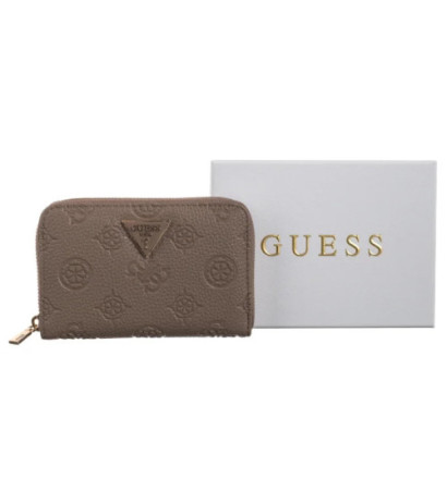 Guess Cresidia II Slg Medium Zip Around SWPD98 88140 Dark Taupe Logo (GU786-a) rankinė