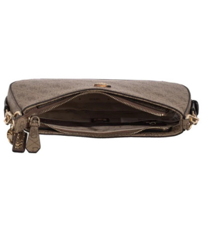 Guess Noelle II Top Zip Shoulder Bag HWBG96 72180 Latte Logo/Brown (GU787-a) rankinė