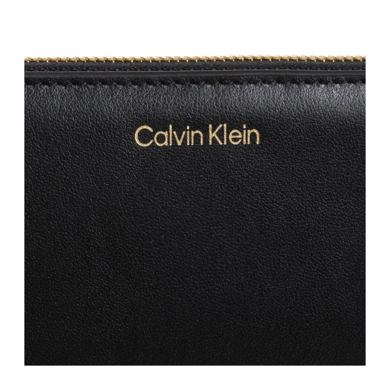 Calvin Klein CK Puller Large Zip Around Black LV04F1093G UB1 (CK692-a) rankinė