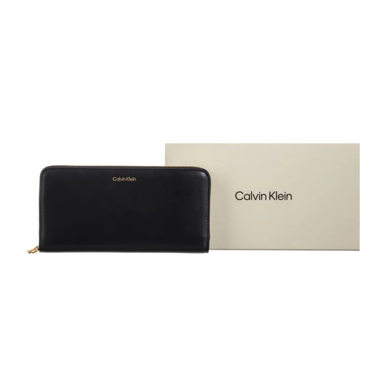 Calvin Klein CK Puller Large Zip Around Black LV04F1093G UB1 (CK692-a) rankinė