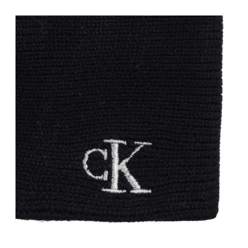 Calvin Klein CK Fine Rib Twist Headband Black LV04F8019G UB1 (CK696-a) kepurė