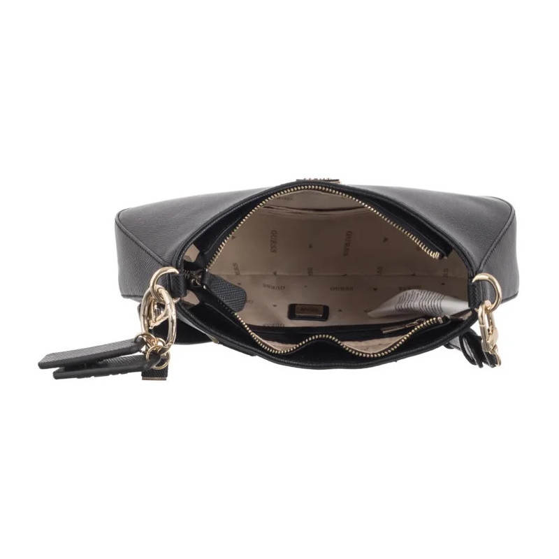 Guess Noelle II Top Zip Shoulder Bag HWZG96 72180 Black (GU793-a) rankinė