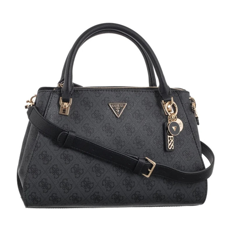 Guess Noelle II Luxury Satchel HWBG96 72070 Coal Logo (GU794-a) rankinė