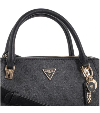 Guess Noelle II Luxury Satchel HWBG96 72070 Coal Logo (GU794-a) rankinė