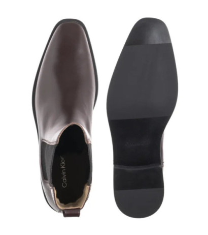 Calvin Klein Slim Ess Chelsea Lth Bordeaux/Black HM0HM01914 VH2 (CK698-a) batai