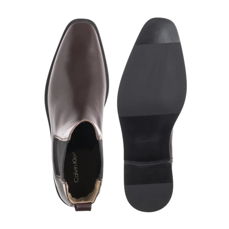Calvin Klein Slim Ess Chelsea Lth Bordeaux/Black HM0HM01914 VH2 (CK698-a) batai