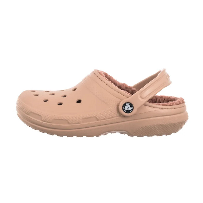 Crocs Classic Lined Clog Pink Caramel 203591-7AF (CR266-g) Moteriški batai/šlepetės
