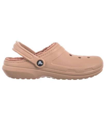 Crocs Classic Lined Clog Pink Caramel 203591-7AF (CR266-g) Moteriški batai/šlepetės