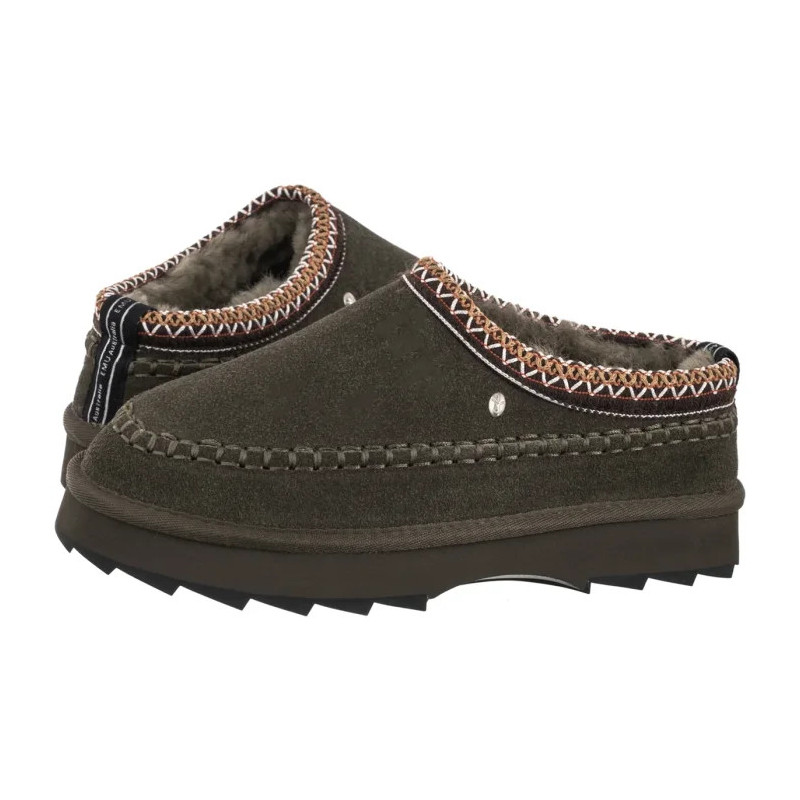 EMU Australia Sharky Adventure Scuff Dark Olive W13239 (EM532-b) Moteriški batai/šlepetės