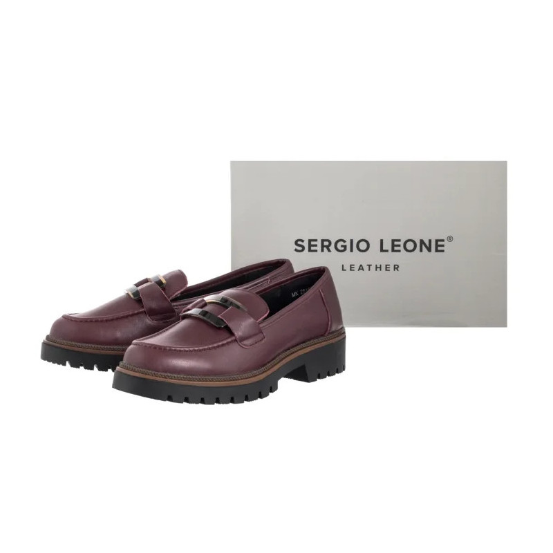 Sergio Leone Bordowe MK 25166-S  (SL582-a) batai