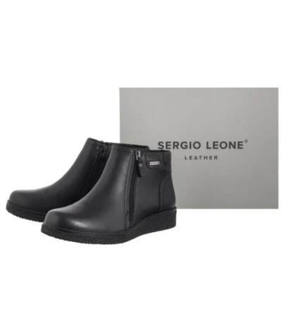 Sergio Leone Czarne BT 25348-S (SL584-a) batai