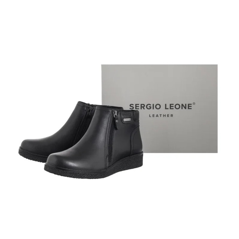 Sergio Leone Czarne BT 25348-S (SL584-a) batai