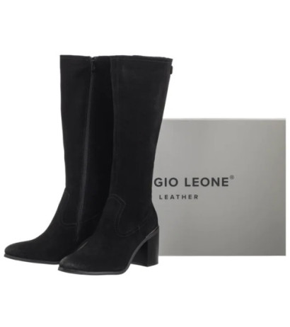 Sergio Leone Czarne KZ 25668-S (SL587-a) batai