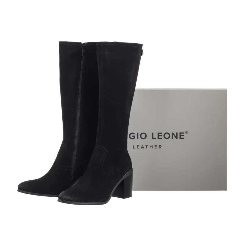Sergio Leone Czarne KZ 25668-S (SL587-a) batai