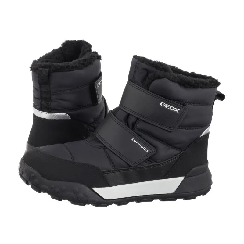 Geox J Trekkyup B ABX F Black J46MBF 0UFU54 C9999 (GE243-a) batai