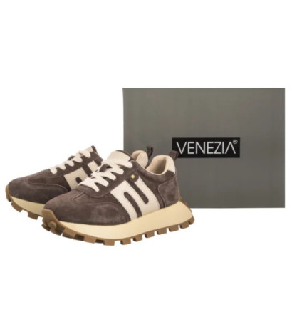 Venezia Brązowe V408-00400-02BRO (VE868-a) sportiniai bateliai