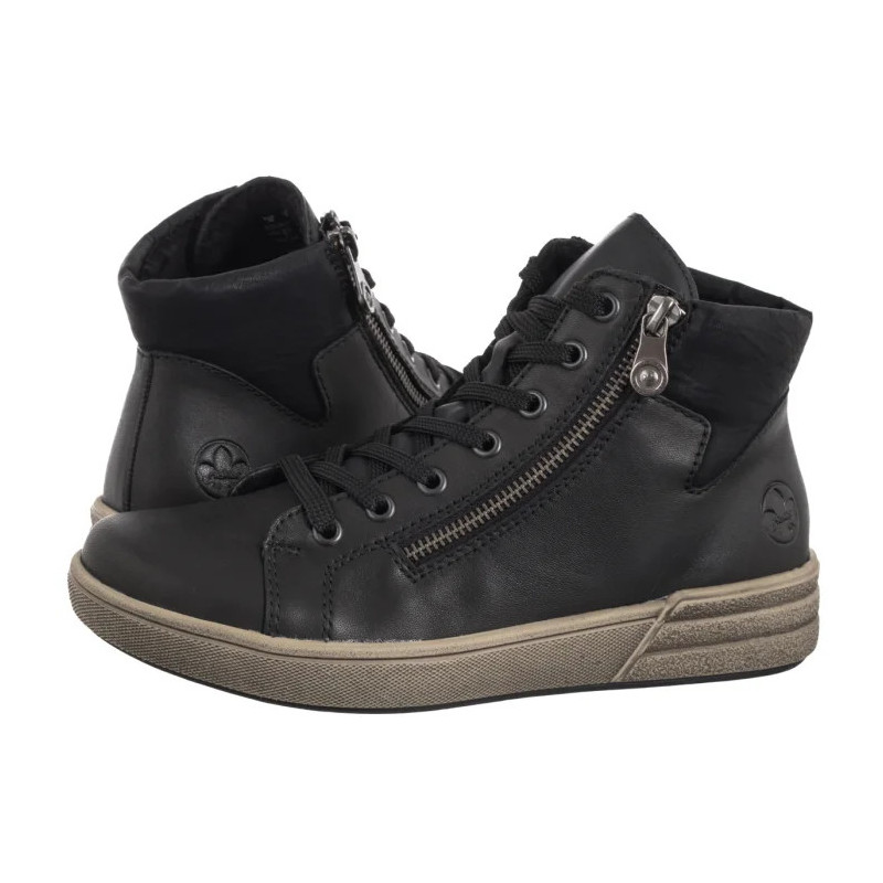 Rieker Czarne X0709-01 Black (RI299-a) batai