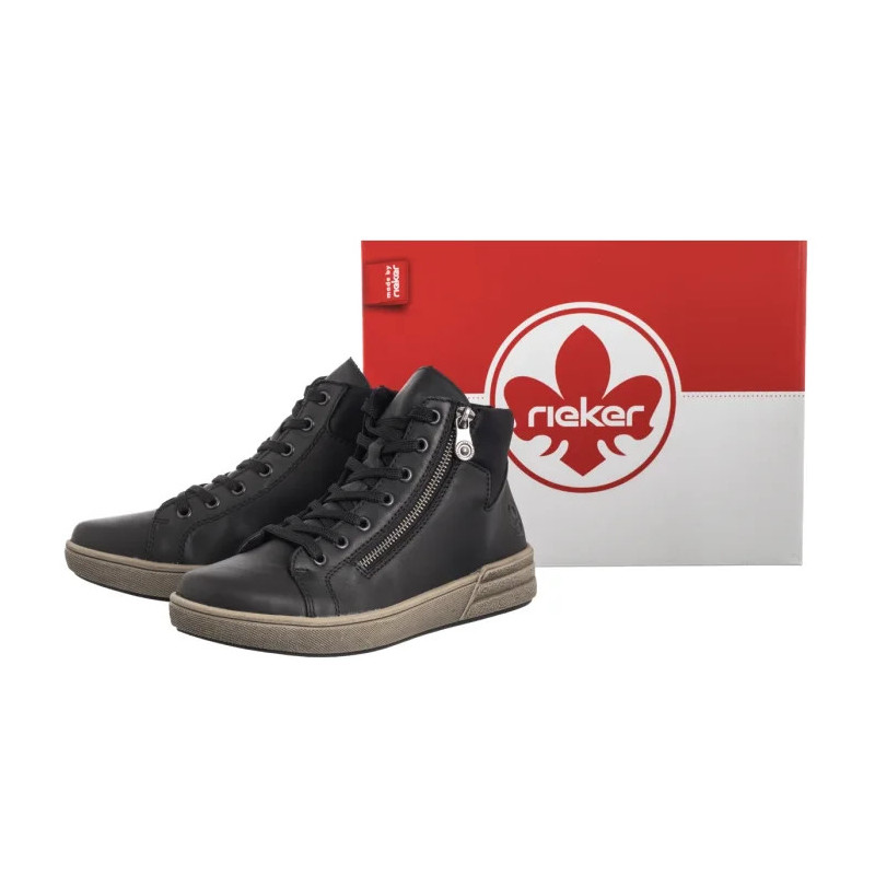 Rieker Czarne X0709-01 Black (RI299-a) batai