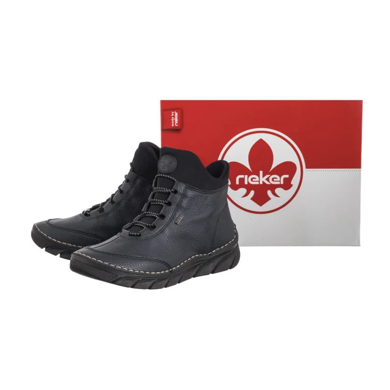 Rieker Granatowe 55069-14 Blue (RI300-a) batai