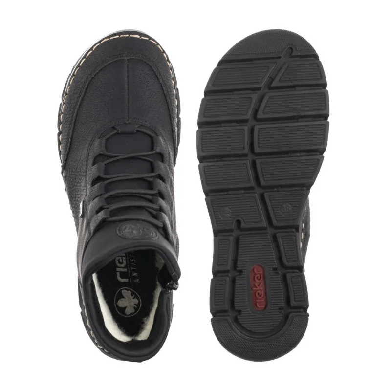 Rieker Czarne 55069-00 Black (RI300-b) batai