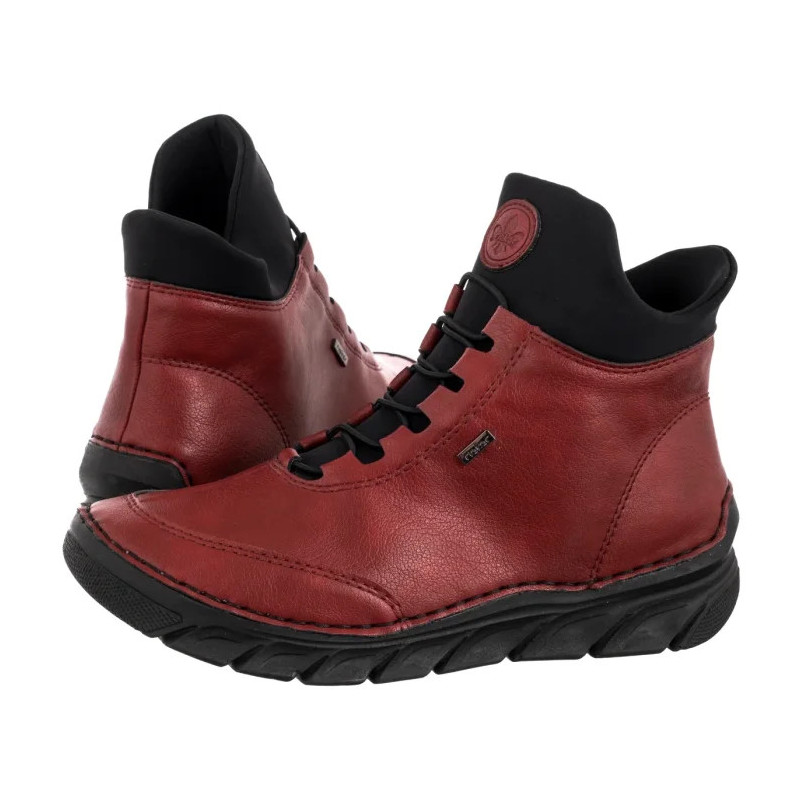 Rieker Czerwone 55069-35 Red (RI300-c) batai