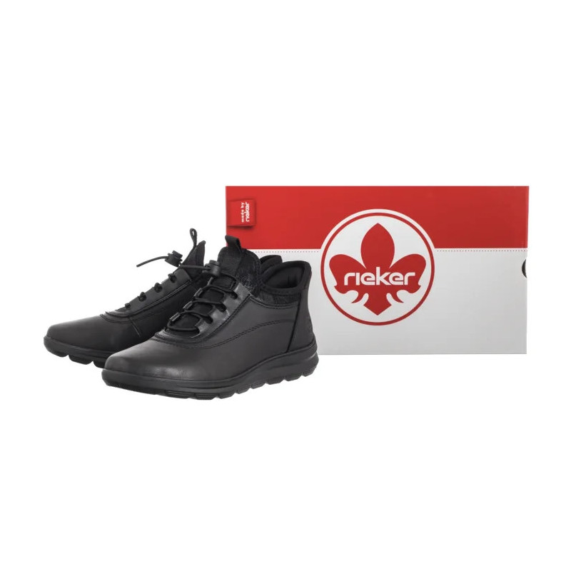 Rieker Czarne Z0057-00 Black (RI302-a) batai