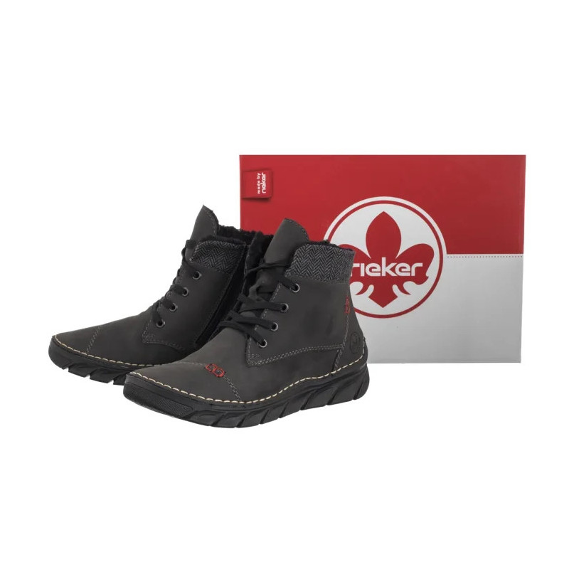 Rieker Szare 55031-45 Grey (RI303-a) batai