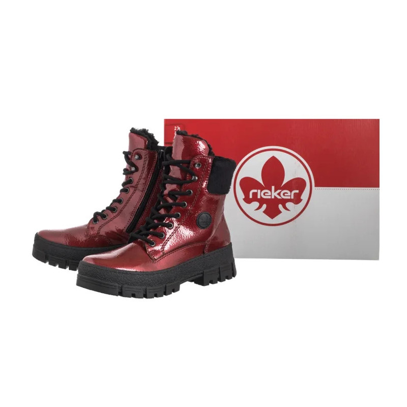 Rieker Czerwone Y0220-33 Red (RI304-a) batai
