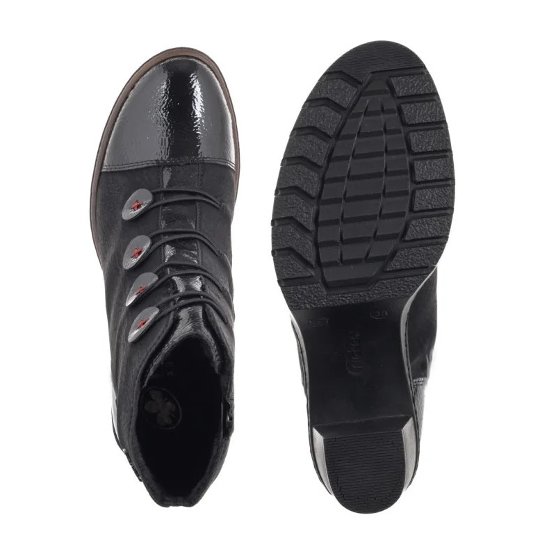 Rieker Czarne Y2576-00 Black (RI305-a) batai