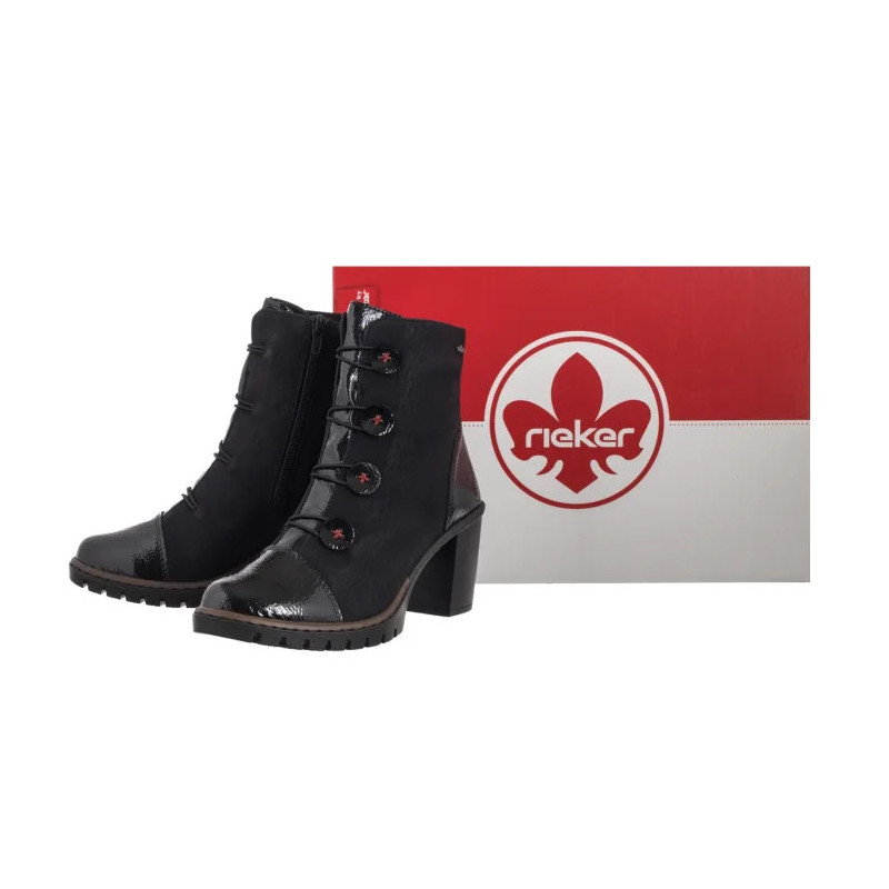 Rieker Czarne Y2576-00 Black (RI305-a) batai