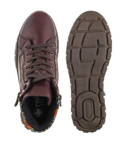 Rieker Czerwone N1305-35 Red (RI307-a) batai