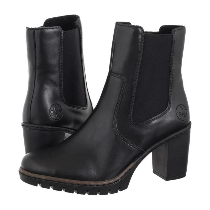 Rieker Czarne Y2580-00 Black (RI309-a) batai