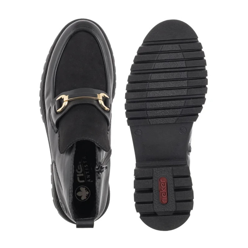 Rieker Czarne 47582-00 Black (RI310-a) batai