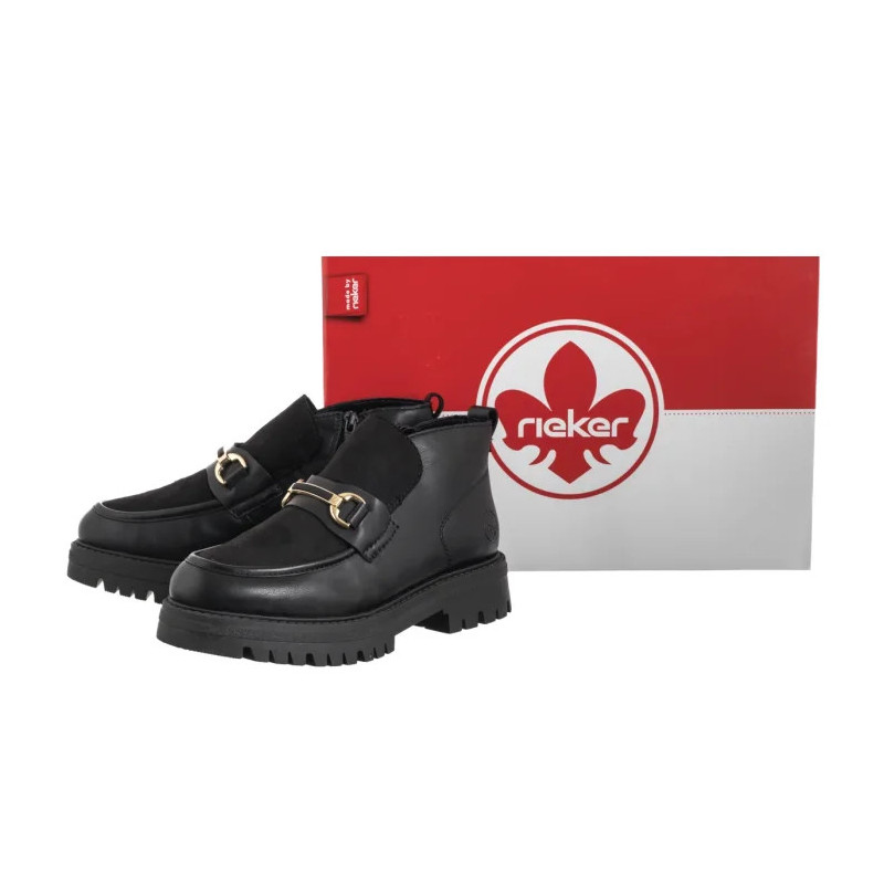 Rieker Czarne 47582-00 Black (RI310-a) batai