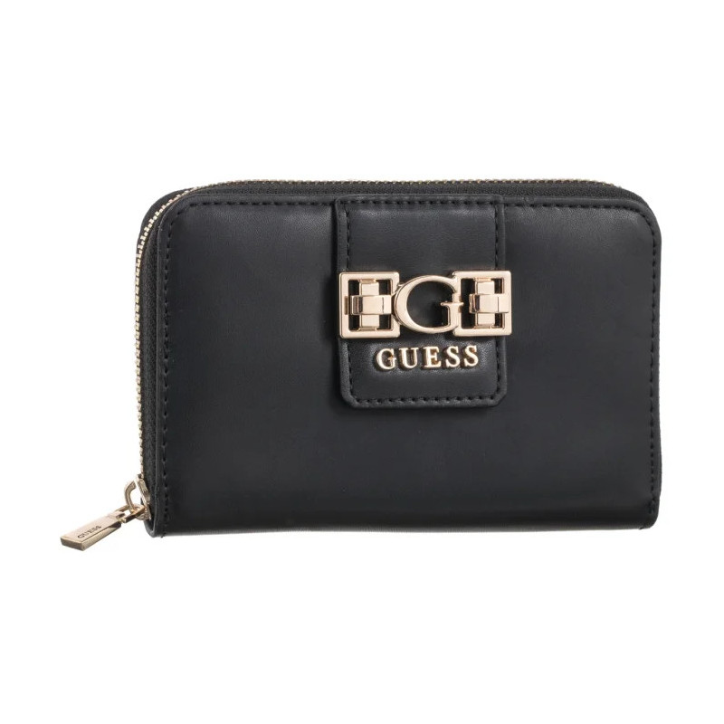 Guess Jane Slg Medium Zip Around SWVG98 91140 Black (GU796-a) rankinė