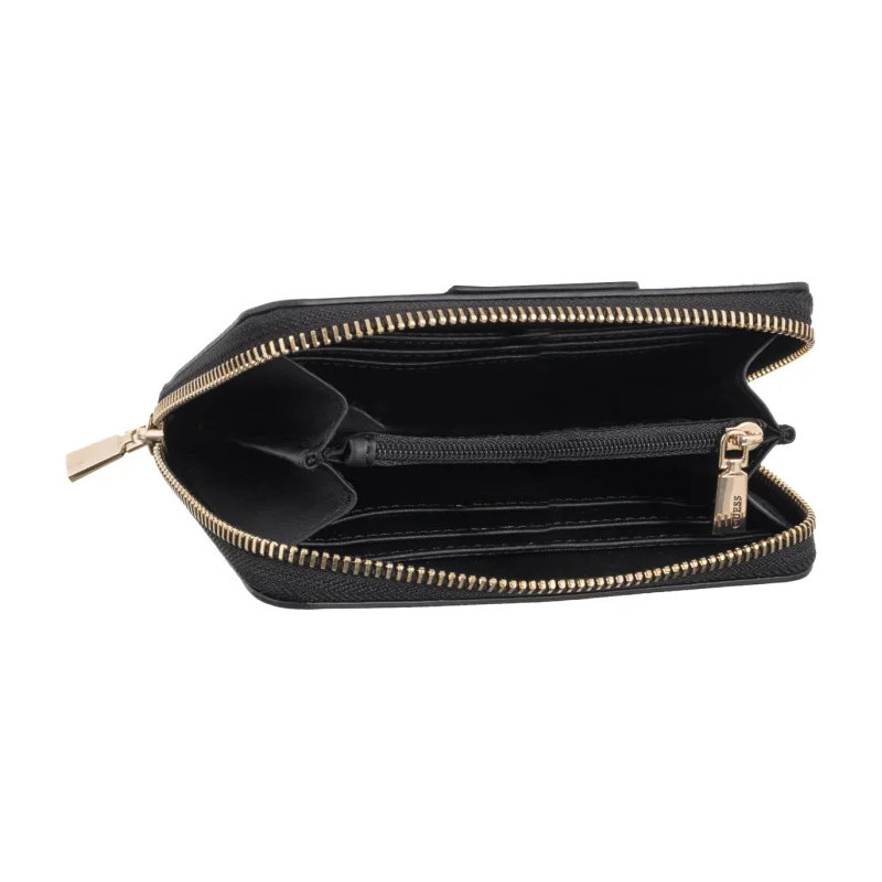 Guess Jane Slg Medium Zip Around SWVG98 91140 Black (GU796-a) rankinė