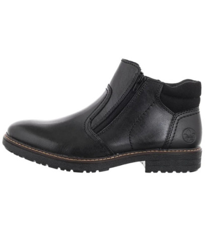 Rieker Czarne 33151-00 Black (RI313-a) žygio batai