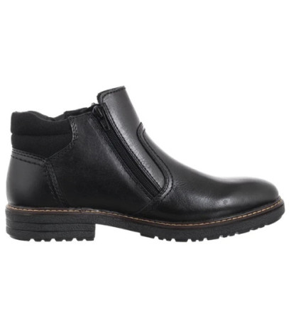 Rieker Czarne 33151-00 Black (RI313-a) žygio batai