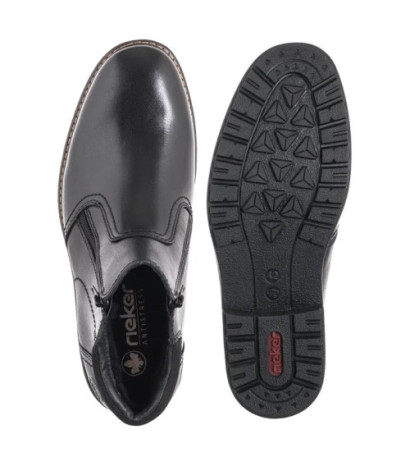 Rieker Czarne 33151-00 Black (RI313-a) žygio batai