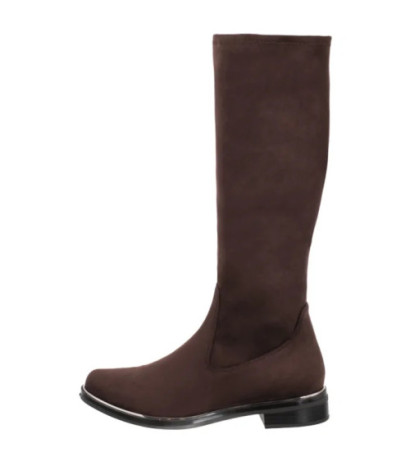 Caprice Brązowe 9-25512-41 302 Dk Brn Stretch (CP412-c) batai