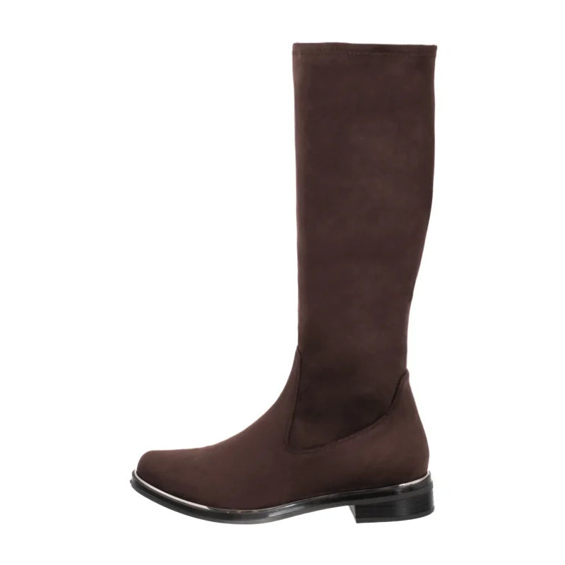 Caprice Brązowe 9-25512-41 302 Dk Brn Stretch (CP412-c) batai