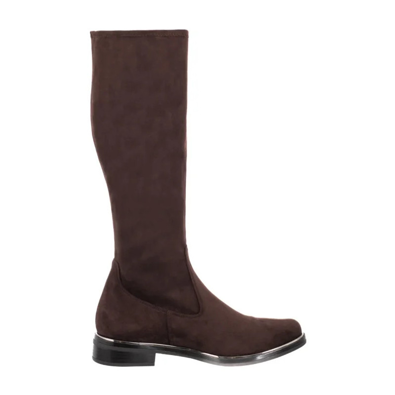 Caprice Brązowe 9-25512-41 302 Dk Brn Stretch (CP412-c) batai