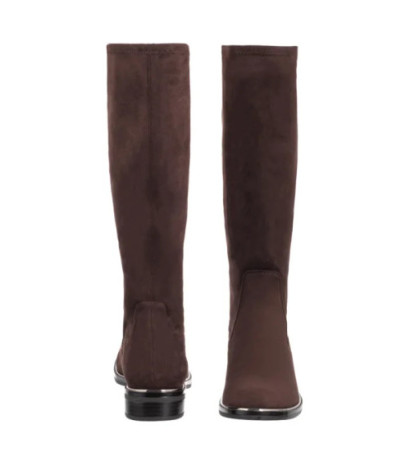 Caprice Brązowe 9-25512-41 302 Dk Brn Stretch (CP412-c) batai