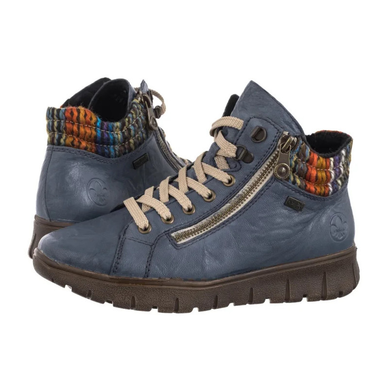 Rieker Niebieskie N1305-14 Blue (RI307-b) batai