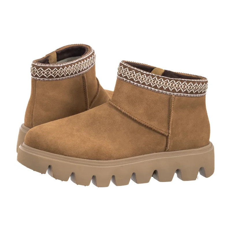 Rieker Brązowe W2074-24 Brown (RI311-a) batai