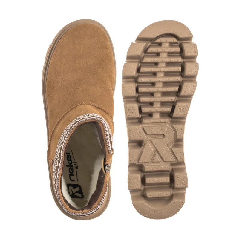 Rieker Brązowe W2074-24 Brown (RI311-a) batai