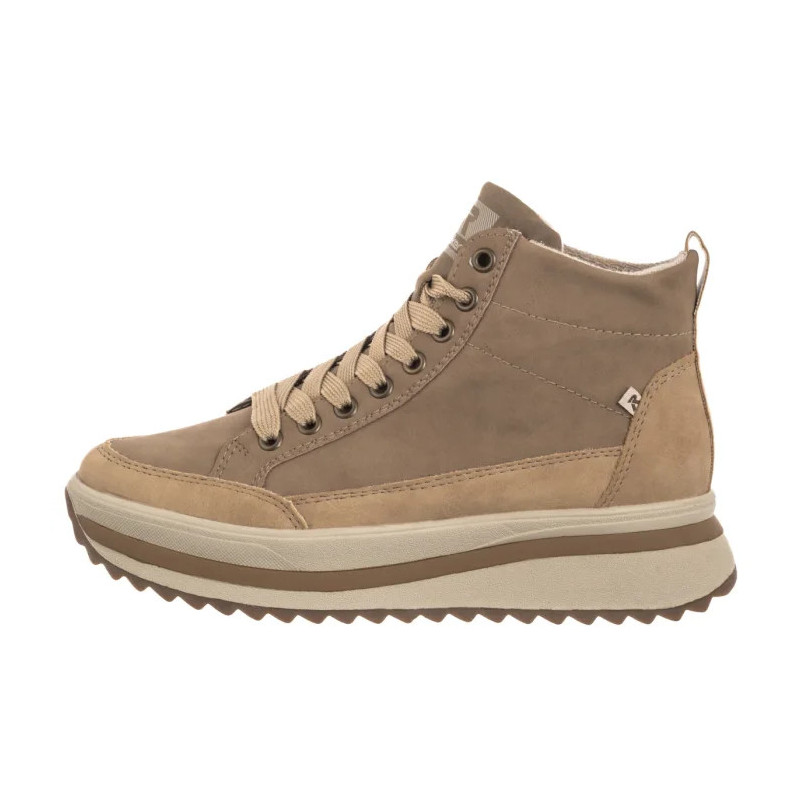 Rieker Beżowe W3871-60 Beige (RI312-a) batai