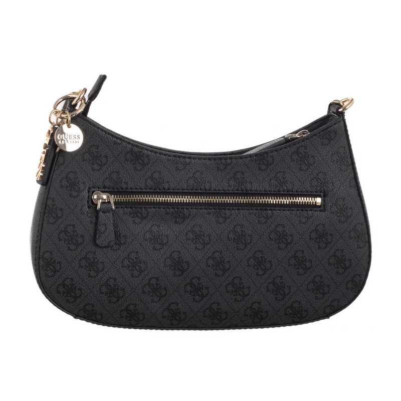 Guess Noelle II Top Zip Shoulder Bag HWBG96 71280 Coal Logo (GU773-a) rankinė